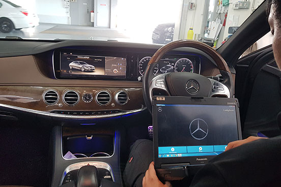 MERCEDES-BENZ DIAGNOSTICS When you get a warning light appear on your dashboard, do you get that sinking feeling? We understand your Mercedes-Benz, which is why we provide accurate and meticulous diagnosis using Mercedes-Benz Special Tools and Xentry Diagnostic Tester to get your Mercedes-Benz cars back on the road in the shortest possible time.