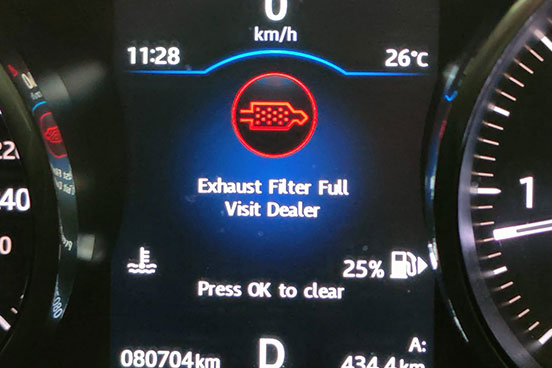 Diesel particulate filter - All modern diesel-propel cars are fitted with a Diesel Particulate Filter (DPF), typically uses a substrate made of a ceramic material that is formed into a honeycomb structure to capture and store exhaust soot, which must be periodically burnt off to regenerate filter. Under certain condition, your DPF can become choked or blocked causing engine fault code to display causing the engine to go into performance restriction mode. At Motor Edgevantage, our agent trained technicians can carry out an active regeneration with dedicated diagnostic equipment to clean and purge the DPF for your Volvo, Jaguar, Land Rover, Audi, BMW, Mercedes-Benz, Porsche and other premium and luxury brands.