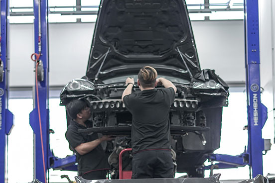 Repairs - Servicing is preventive while repairs are corrective works carried out when your car is not functioning properly or when you need something specific fixed outside of your schedule servicing. Although it is a small distinction between servicing and repair, it is important because if you don’t keep to recommended service interval on your car, you will probably have to get it repaired more leading too expensive than normal. At Motor Edgevantage, we have a team of agent-trained technicians to perform any repair works using only genuine spare parts and applying factory recommended repair techniques for Volvo, Jaguar, Land Rover, Audi, BMW, Mercedes-Benz, Porsche and other premium and luxury brands.